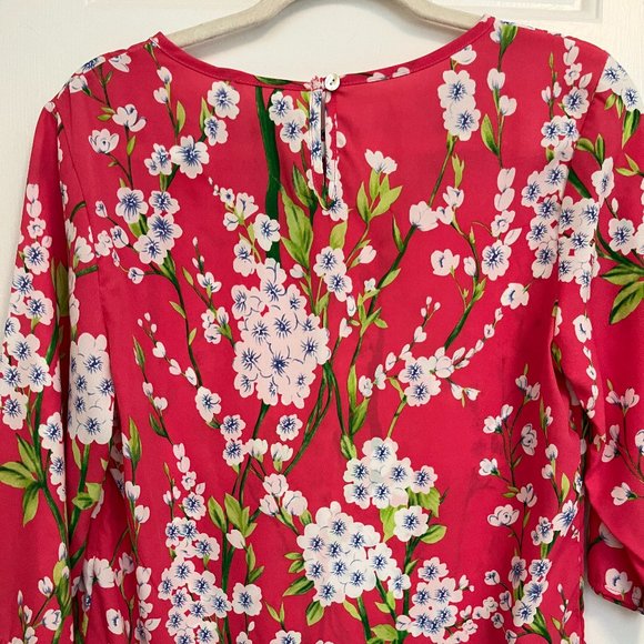 TRINITY Coral Floral Tunic Medium - Picture 4 of 4